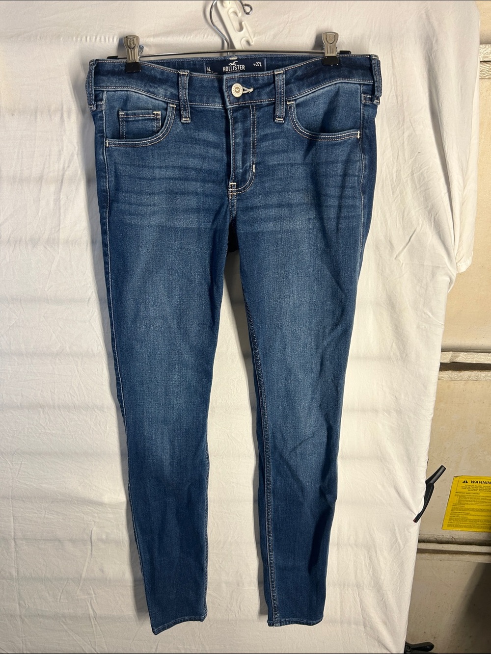Hollister Mid Wash High-Rise Skinny Jeans